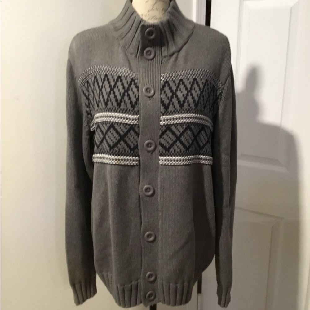 Davis & Squire Cardigan Sweater. Sz L